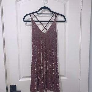 American Eagle Outfitters velvet dress